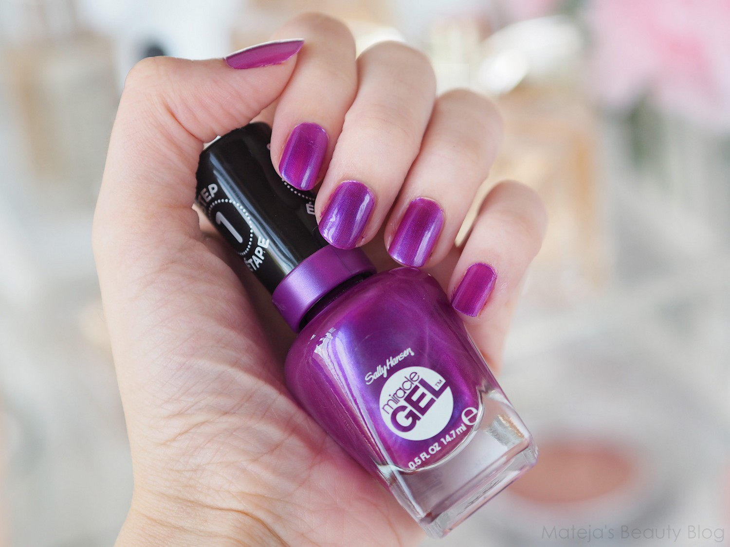 Sally Hansen Color Therapy and Miracle Gel Nail Polish Mateja's